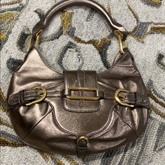 💕 Jimmy choo bronze metallic leather satchel 💕 - Picture 2 of 16